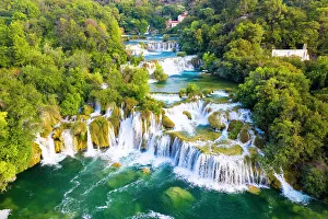 Croatia Prints: Krka National Park situated along the Krka River, Dalmatia, Croatia