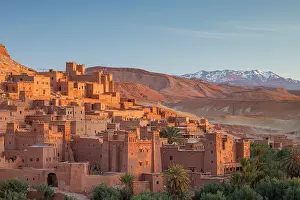 Ksar Prints: Ksar of Ait Ben Haddou and the Atlas Mountains, Ouarzazate, Morocco