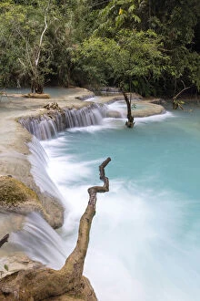 Kuang Si Falls, Luang Prabang, Louangphabang Province, Laos