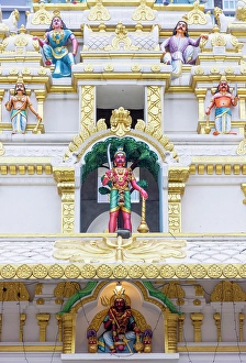 Little India Prints: Kuil Sri Maha Muneswarar Temple, Brickfields, Kuala Lumpur, Selangor, Malaysia