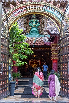 Kuala Lumpur Prints: Kuil Sri Maha Muneswarar Temple, Brickfields, Kuala Lumpur, Selangor, Malaysia