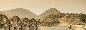 India Prints: Kumbhalgarh fort (UNESCO World Heritage Site), Rajasthan, India