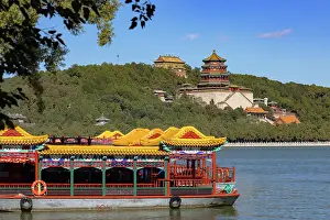 Qing Dynasty Prints: Kunming Lake and Summer Palace (UNESCO World Heritage Site), Beijing, China