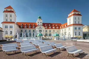 Kurhaus in Binz on Ruegen, Mecklenburg-Western Pomerania, Baltic Sea, North Germany, Germany