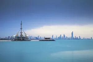 Images Dated 11th June 2013: Kuwait, Kuwait City, Salmiya, Marina Waves Leisure complex - a three-storey leisure