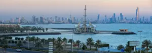 Corniche Prints: Kuwait, Kuwait City, Salmiya, Marina Waves Leisure complex - a three-storey leisure