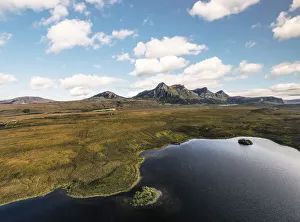 Scottish Mountain Prints: Kyle of Tongue and Ben Loyal, Sutherland, Highlands, Scotland, United Kingdom