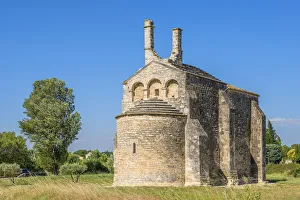 Gard Prints: La Chapelle Saint Laurent, 12th century, Beaucaire, Gard, Languedoc-Roussillon, France