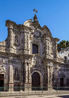 La Compania Church, Old Town, Quito, Pichincha Province, Ecuador