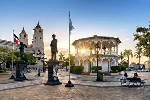 Parque Central Prints: La Glorieta, Parque Central, Puerto Plata, Dominican Republic
