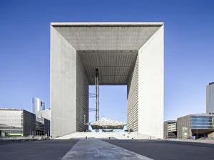La Defense Prints: La Grande Arche de la Defense in Paris, Ile-de-France, France
