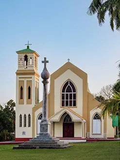 Orange Walk Prints: La Inmaculada Roman Catholic Church, Orange Walk Town, Orange Walk District, Belize