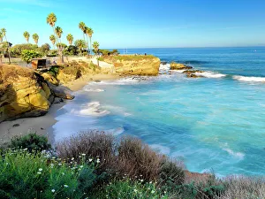 South Western Prints: La Jolla Cove, La Jolla, San Diego, Pacific Coast, California, USA