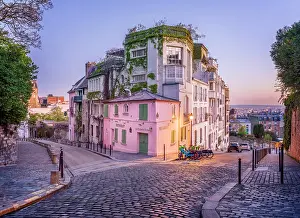 Paris Prints: La Maison Rose Montmartre, Paris, France