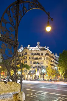 La Pedrera (Casa Mila) by Gaudi, Barcelona, Spain