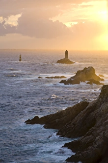 Pointe Du Raz Prints: La Vieille lighthouse, Pointe du Raz, Cape Sizun, Finistere region, Brittany, France