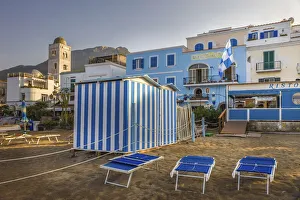 Lacco Ameno beach, Ischia island, Gulf of Naples, Campania, Italy