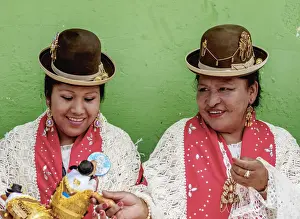 Peru Prints: Ladies in traditional clothing, Fiesta de la Virgen de la Candelaria, Puno, Peru