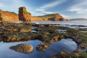 January Prints: Ladram Bay on the East Devon coast, England. Winter (January) 2025