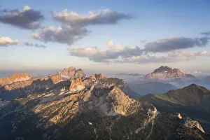 Croda Da Lago Prints: Lagazuoi, Croda da Lago, Lastoni di Formin, Cinque Torri, Civetta, Averau, Nuovolau