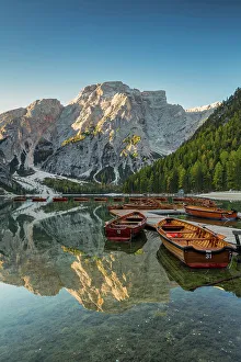 Lago di Braies, South Tyrol, Dolomites, Italy