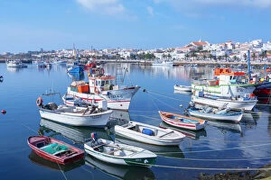 Lagos harbour and town, Lagos, Algarve, Portugal