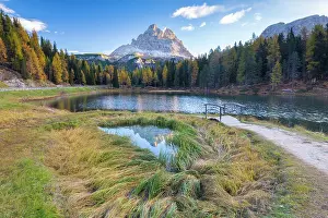 Cadore Prints: lake Antorno with Tre Cime di Lavaredo in the background