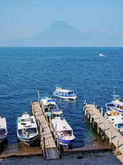 Jetties Prints: Lake Atitlan, Panajachel, Solola Department, Guatemala