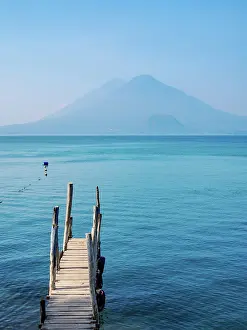 Jetties Prints: Lake Atitlan, Panajachel, Solola Department, Guatemala