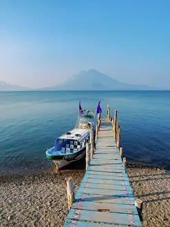 Jetties Prints: Lake Atitlan, Panajachel, Solola Department, Guatemala