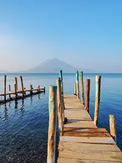 Jetties Prints: Lake Atitlan, Panajachel, Solola Department, Guatemala
