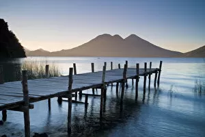 Images Dated 31st March 2021: Lake Atitlan, Western Highlands, Guatemala, Central America
