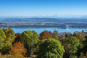 Lake Biel with Bernese Alps, Bern, Switzerland