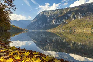 Images Dated 2nd March 2020: Lake Bohinj in Autumn, Triglav National Park, Slovenia