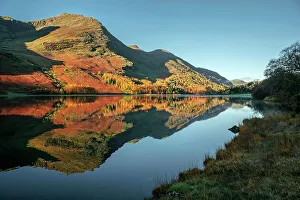 Lake Buttermere at dawn, Lake District, Cumbria, England, UK