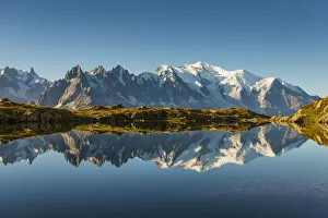 French Alps Gallery: Lake chesery, Chamonix, France, Europe