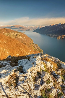 Barni Prints: Lake Como (ramo di Lecco), Barni, Como province, Lombardy, Italy