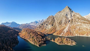Catwalk Prints: Lake Devero and Pizzo Stange at Alpe Devero park. Antigorio valley, Piedmont, Italy