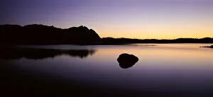 Lake at dusk