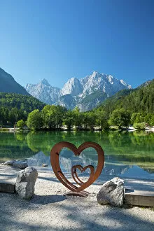 Images Dated 9th August 2022: Lake Jasna & the Julian Alps, Kranjska Gora, Triglav National Park, Slovenia