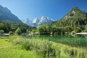 Images Dated 9th August 2022: Lake Jasna & the Julian Alps, Kranjska Gora, Triglav National Park, Slovenia