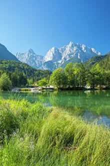 Images Dated 9th August 2022: Lake Jasna & the Julian Alps, Kranjska Gora, Triglav National Park, Slovenia