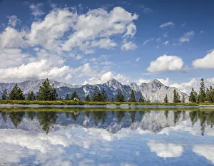 Mountain Lake Prints: Lake Kaltwassersee above Seefeld in Tirol, Tyrol, Austria