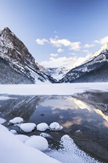 Lake Louise in Winter, Banff National Park, Alberta, Canada