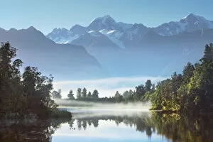 Foggy Collection: Lake Matheson - New Zealand, South Island, West Coast, Westland, Westland National Park