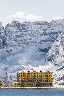 Snowcapped Prints: Lake Misurina, Belluno province, Veneto, Italy