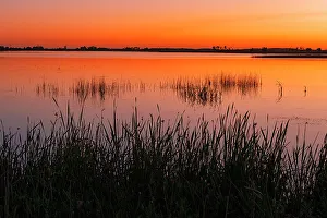 Province Prints: Lake Newell at dawn Kinbrook Island Provincial Park, Alberta, Canada