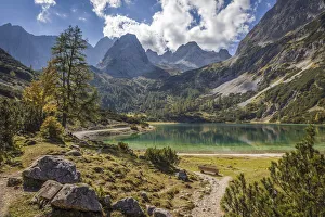 Summit Prints: Lake Seebensee in Gais valley, Ehrwald in Tirol, Tyrol, Austria