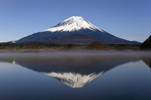 Chubu Prints: Lake Shoji and Mt Fuji, Fuji Hazone Izu National Park, Japan