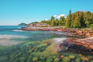 Lakeshores Prints: Lake Superior, Lake Superior Provincial Park, Ontario, Canada